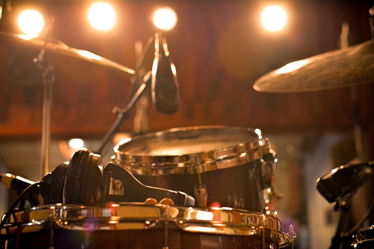 Moody drum studio setup at OC Drum Academy